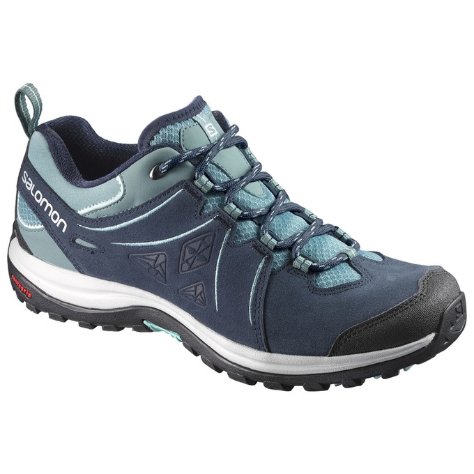 Chaussures De Randonnée Salomon Femme Turquoise Clair / Bleu Marine - Salomon ELLIPSE 2 LTR W - Fran